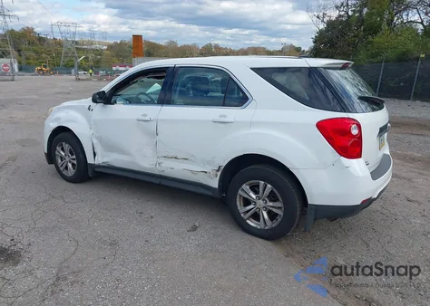 2012 Chevrolet Equinox Ls из США, поврежденный, VIN 2GNFLCEK4C6205157